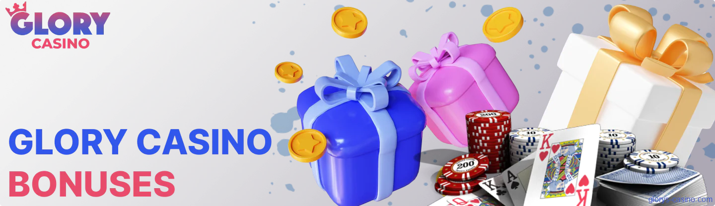 Bonus offers available in Glory Casino গৌরব ক্যাসিনো for players from Bangladesh