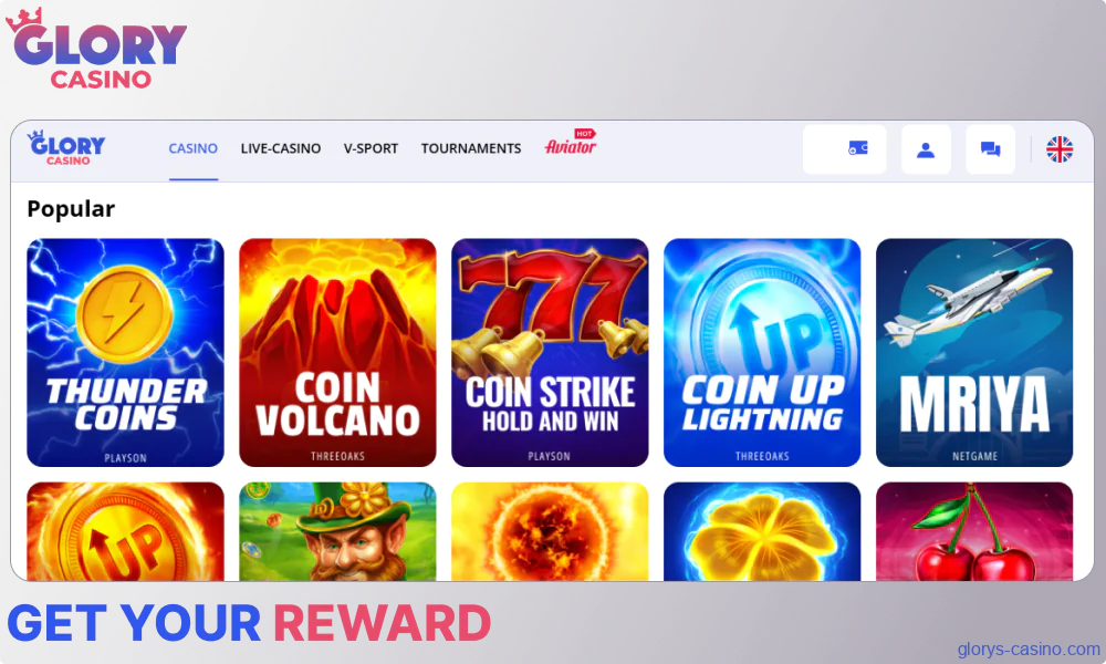 Get your reward on Glory Casino গৌরব ক্যাসিনো